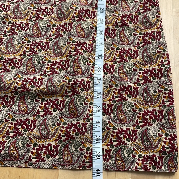 LIBAS DESIGNS TUNIC DRESS JEWELS RHINESTONES MAROON GOLD WOMENS SMALL-MEDIUM - Picture 5 of 10